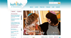 Desktop Screenshot of kehillahsynagogue.org