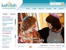 Tablet Screenshot of kehillahsynagogue.org
